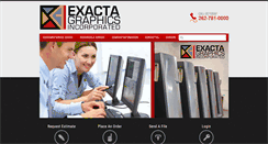 Desktop Screenshot of exactagraphics.com